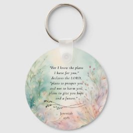 Chaveiro Jeremiah 29:11 Bíblia Versa Imagem