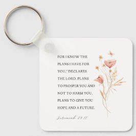 Chaveiro Jeremiah 29:11 Eu sei os planos que tenho para voc