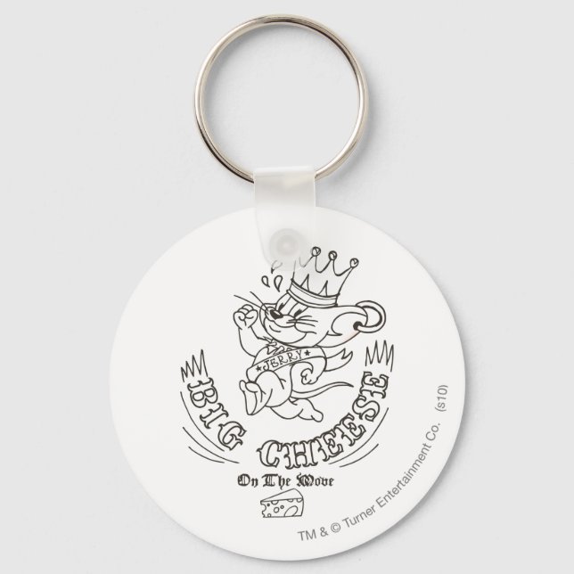 Chaveiro Jerry Big Cheese Na Lua 1 (Frente)