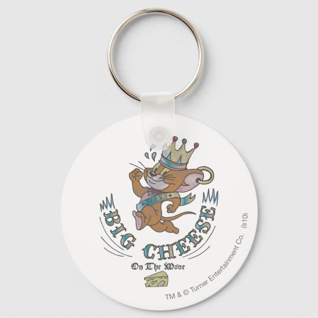 Chaveiro Jerry Big Cheese Na Lua 2 (Frente)