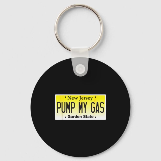 Chaveiro Jersey Girls Don't Pump Gas Pump My Gas Nj License (Frente)