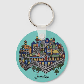 Chaveiro Jerusalém Colorida