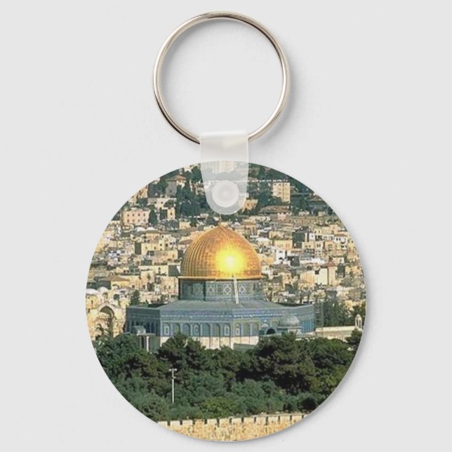 Chaveiro jerusalem, esta é uma bela corrente chave com um.. (Frente)
