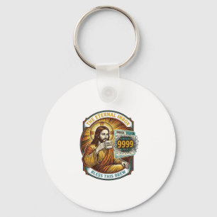 Chaveiro Jesus 9999 E-mails Não Lidos Caixa de Entrada Zero