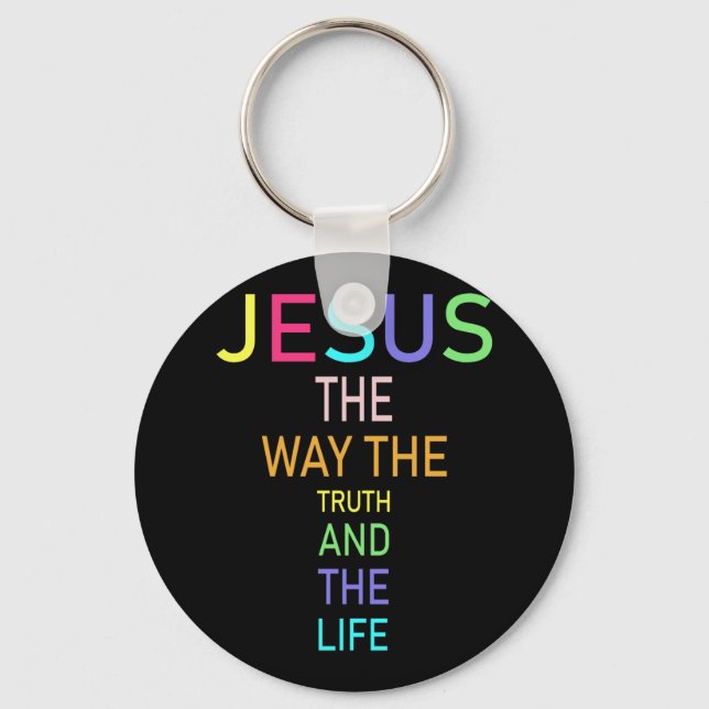 Chaveiro Jesus, A Verdade E A Fé Da Vida (Frente)