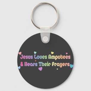 Chaveiro Jesus ama amputados e ouve orações