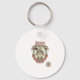 Chaveiro Jesus Ampulheta Paciência Jesus Ampulheta Paciênci