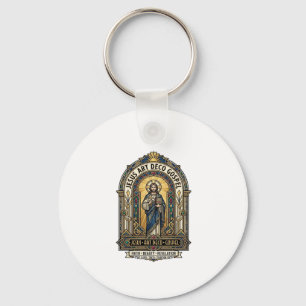 Chaveiro Jesus Art Deco Evangelho Jesus Art Deco Fé Cristã