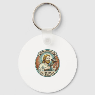 Chaveiro Jesus Completamente Queimado Preto Cachorro Quente