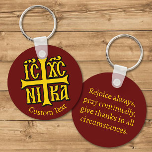 Chaveiro Jesus Cristo Conquista Emblem