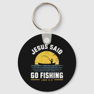 Chaveiro Jesus Cristo Disse Vá Pescar Cristão Pescador F