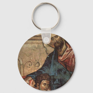Chaveiro "Jesus Cristo e St John o apóstolo".