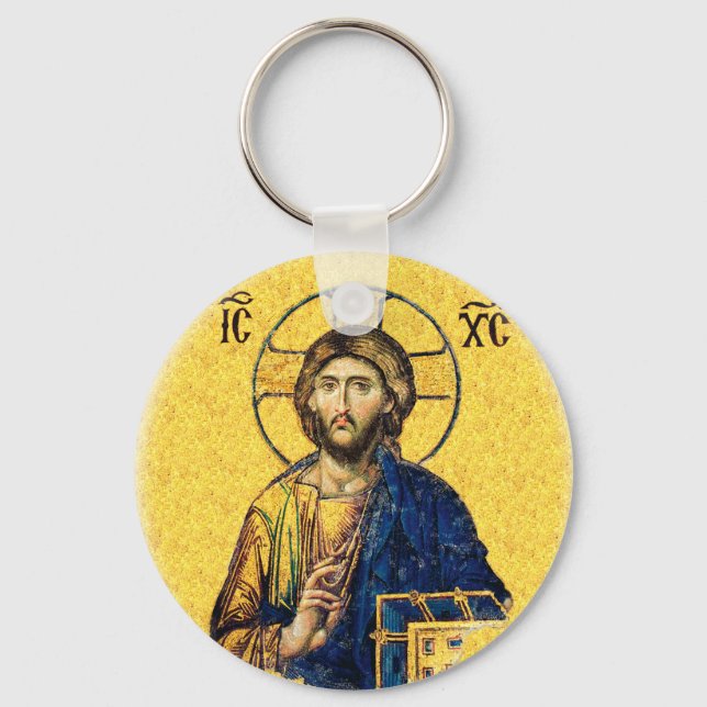 Chaveiro Jesus Cristo Pantocrator (Frente)