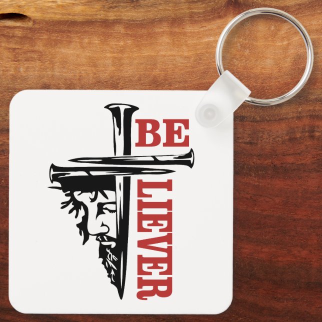 Chaveiro Jesus Cross Nail Design – Powerful Christian (Verso)