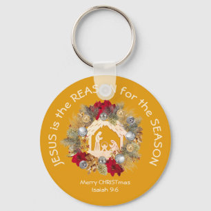 Chaveiro JESUS DE Natal Amarelo É A RAZÃO