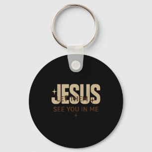 Chaveiro Jesus Deixe-os Ver Você Em Mim, Versículos da Bíbl