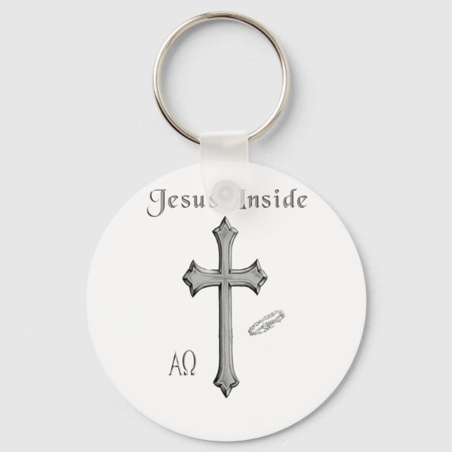 Chaveiro Jesus Dentro (Frente)