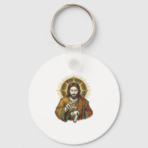 Chaveiro Jesus Derrubou Fone de Ouvido Sem Fio Debaixo da M