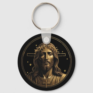 Chaveiro Jesus Dourado 1