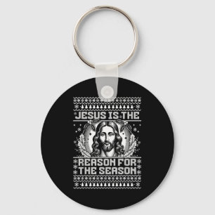 Chaveiro Jesus É a Razão da Temporada - Camisa Feia de Nata