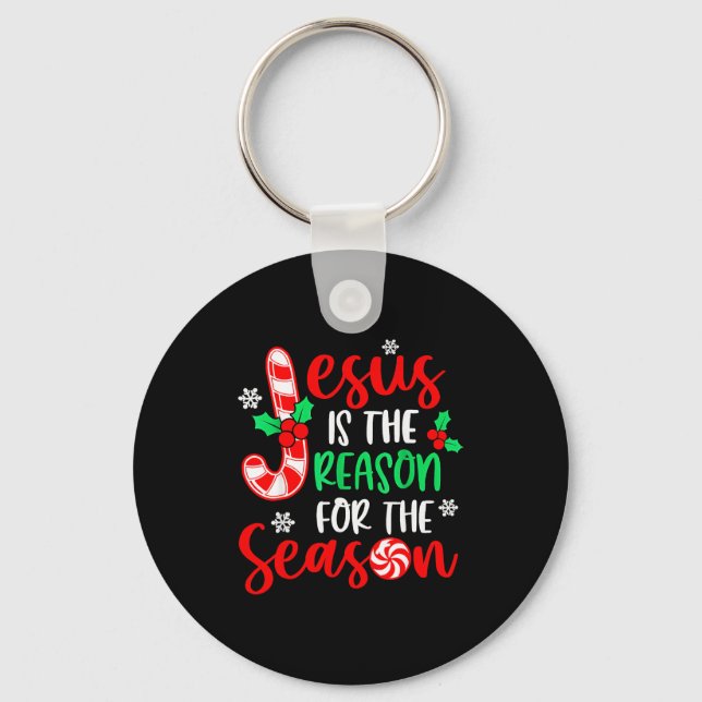 Chaveiro Jesus É A Razão Da Temporada De Natal  (Frente)