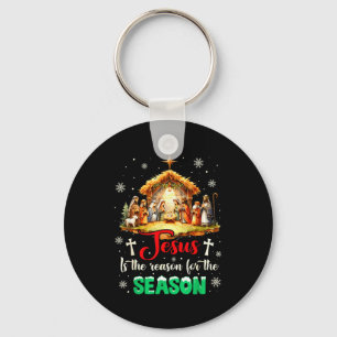 Chaveiro Jesus É a Razão da Temporada Fé Cristã