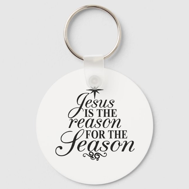 Chaveiro Jesus É A Razão Do Natal Da Época (Frente)