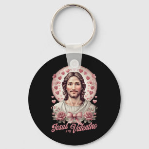Chaveiro Jesus É Meu Dia Dos Namorados Coquette Laço Cruz F