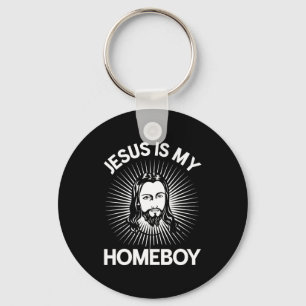 Chaveiro Jesus É Meu Parceiro Camiseta Divertida Bíblia Cri
