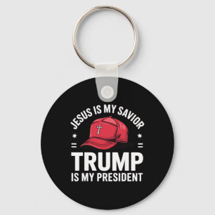 Chaveiro Jesus É Meu Salvador Trump É Meu Presidente Religi