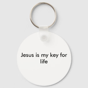 Chaveiro Jesus é minha chave para a vida