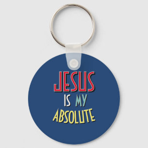 Chaveiro JESUS É Minha Fé Cristã Absoluta Citação