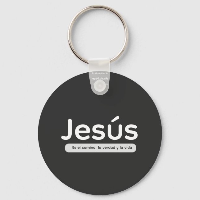 Chaveiro Jesus é o caminho, a verdade e a vida (Frente)