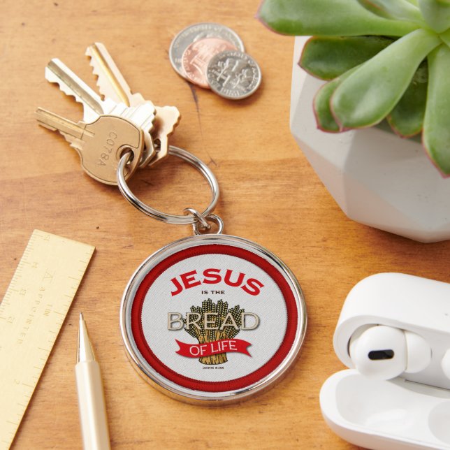 Chaveiro Jesus é o Colar de Pulseira do Pão da Vida (Mesa)