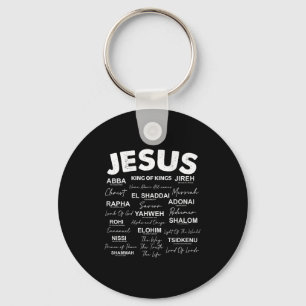 Chaveiro Jesus é o rei dos nomes de Deus Hebraico Jesus cri