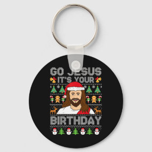 Chaveiro Jesus, é o seu suéter de Natal feio