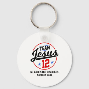 Chaveiro Jesus E Time De Beisebol Jesus Cristão Mateus 28