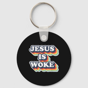 Chaveiro Jesus engraçado está acordado Cor Citações Jesus A