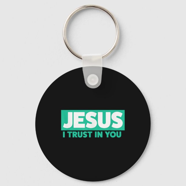 Chaveiro Jesus, Eu Confio em Você (Frente)