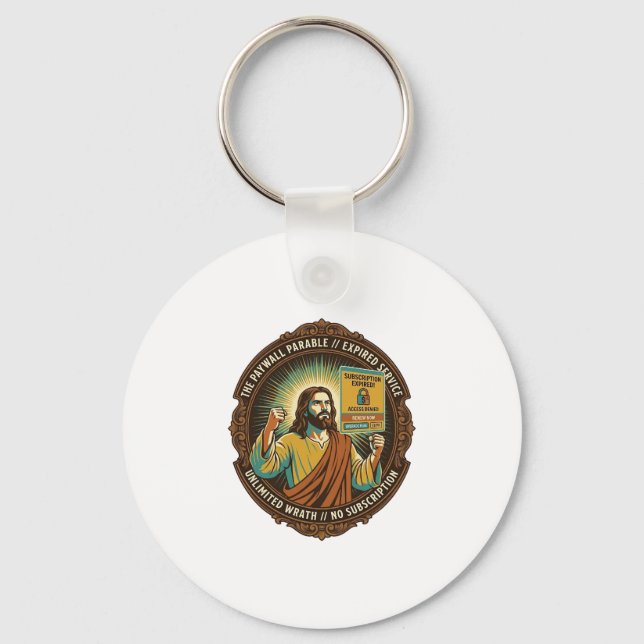 Chaveiro Jesus Expirou Assinatura de Software Paywall Tecno (Frente)