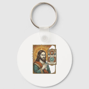 Chaveiro Jesus Fake Verificado Marca de Verificação Golpe T