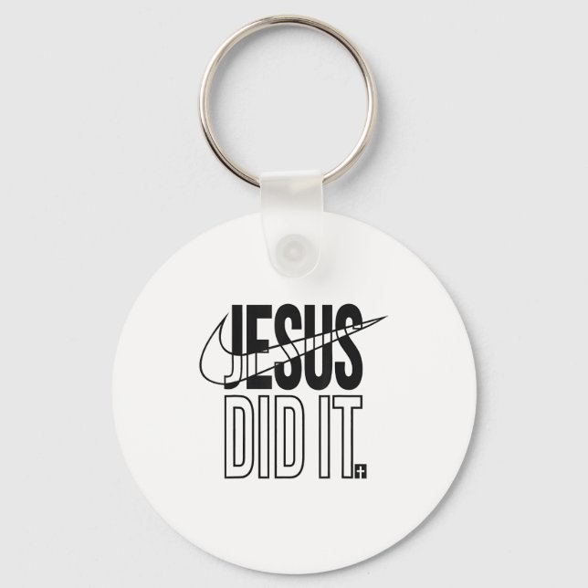 Chaveiro Jesus Fez Cruz Religiosa Cristã  (Frente)
