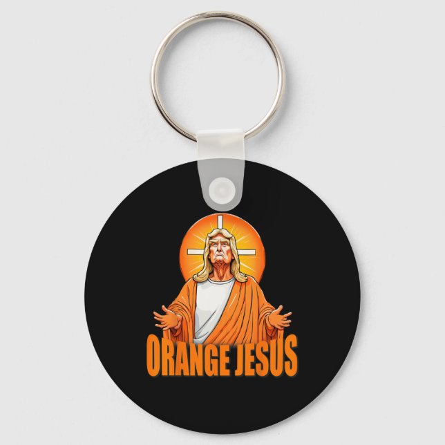 Chaveiro Jesus Funny Trump (Frente)