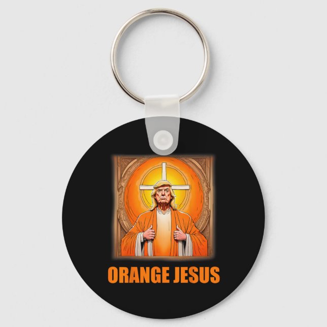 Chaveiro Jesus Funny Trump 1 (Frente)