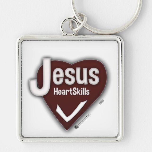 Chaveiro Jesus HeartSkills - Schlüssel zum glücklichen Herz (Frente)
