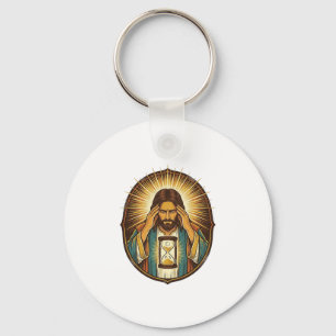 Chaveiro Jesus Impaciente Carregando Ampulheta Internet Len