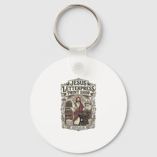 Chaveiro Jesus Letterpress Print Shop Jesus Letterpress Pri