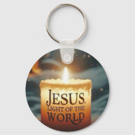 Chaveiro Jesus Luz do Mundo Natal Duplo de Natal