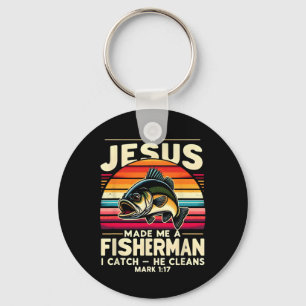 Chaveiro Jesus Me Fez Um Pescador Eu Pego Ele Limpa Pescado