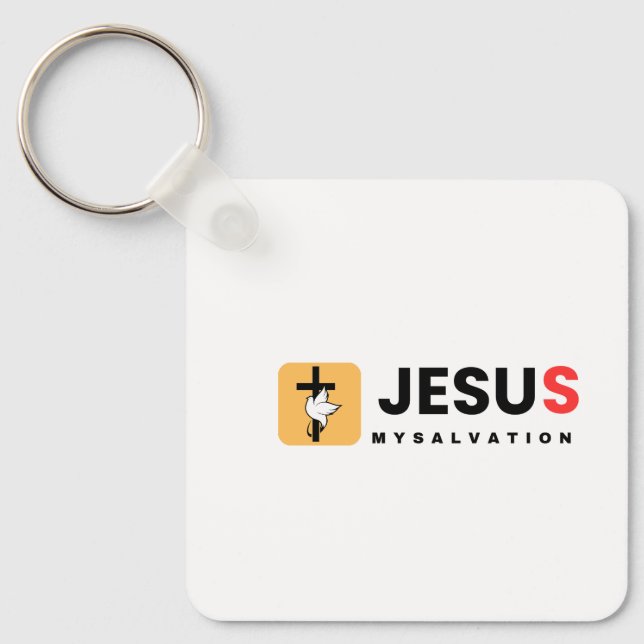 Chaveiro Jesus Minha Salvação (Frente)